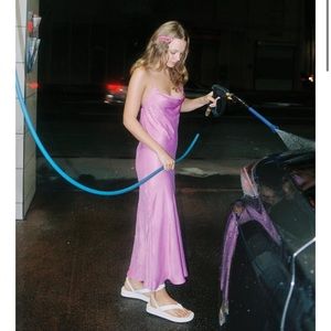 Zara satin style dress